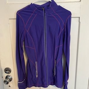 Purple spandex jacket